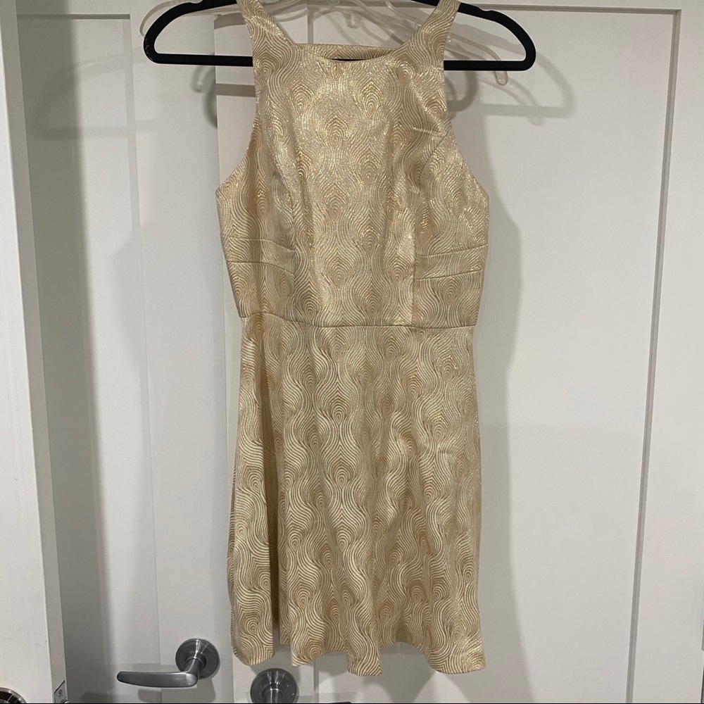 BCBGeneration Gold Dress